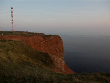 Alman kuzey denizindeki Helgoland Adası.