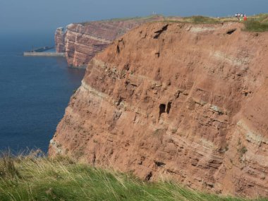 Alman kuzey denizindeki Helgoland Adası.