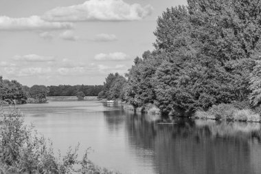 Papenburg Almanya 'daki ems nehrinde.