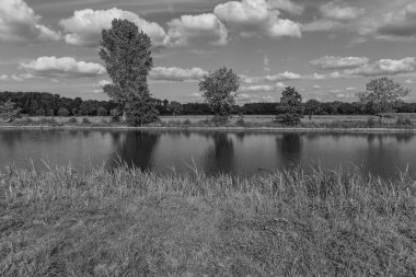 Papenburg Almanya 'daki ems nehrinde.