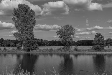 Papenburg Almanya 'daki ems nehrinde.