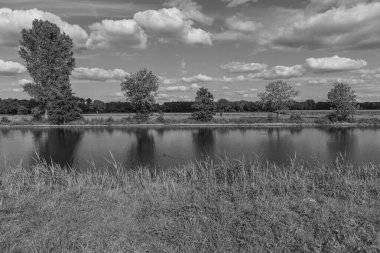 Papenburg Almanya 'daki ems nehrinde.