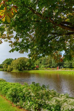 Papenburg Almanya 'daki ems nehrinde.