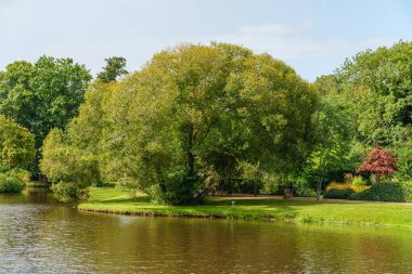 Papenburg Almanya 'daki ems nehrinde.