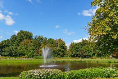 Papenburg Almanya 'daki ems nehrinde.