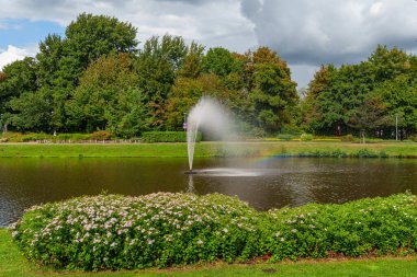 Papenburg Almanya 'daki ems nehrinde.