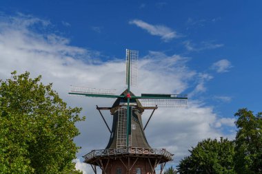 Papenburg Almanya 'daki ems nehrinde.