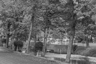 Papenburg Almanya 'daki ems nehrinde.