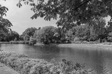 Papenburg Almanya 'daki ems nehrinde.