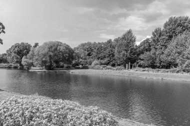 Papenburg Almanya 'daki ems nehrinde.