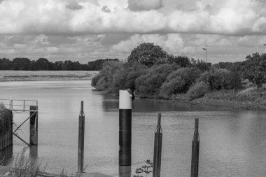 Papenburg Almanya 'daki ems nehrinde.