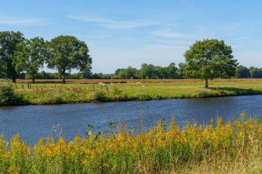 Haren, Almanya Emsland 'daki Em Nehri' nde.