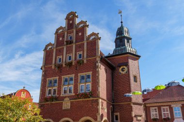 Almanya Emsland 'daki Em Nehri' nde.