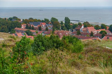 Vlieland Hollanda adasında yaz mevsimi