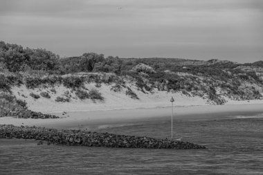 Vlieland Hollanda adasında yaz mevsimi