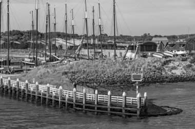 Vlieland Hollanda adasında yaz mevsimi