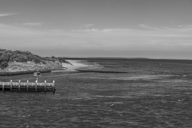 Vlieland Hollanda adasında yaz mevsimi