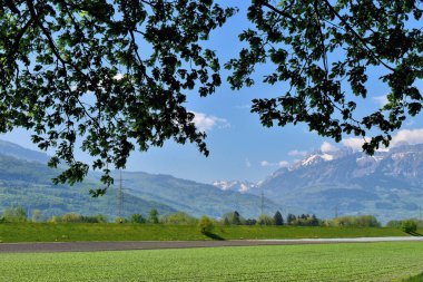 Bergpanorama, Lihtenştayn 23.4.2020