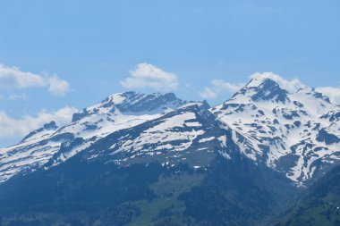 Ausblick auf die wunderschnen schweizer Alpen im Rheintal 24.2020