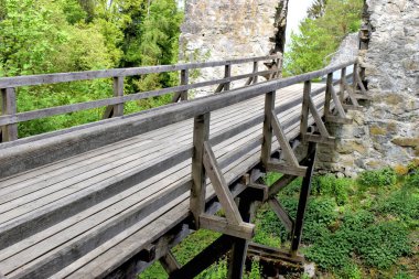 Alte Burgruine, Schellenberg, Lihtenştayn 24.4.2020