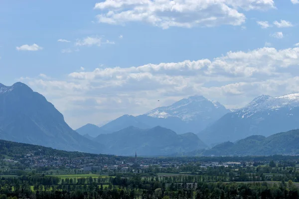 Wunderschne Aussicht Ber Das Rheintal Der Schweiz Und Liechtenstein 2020 — Photo