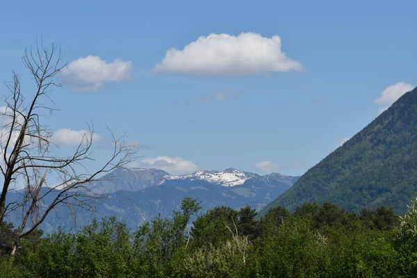 Faszinierende Berglandschaft Liechtenstein — Fotografia de Stock