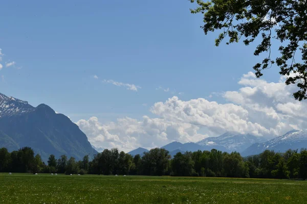 Faszinierende Berglandschaft Liechtenstein — стокове фото