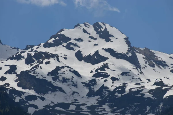 Blick Auf Die Schweizer Berge Bei Schoenem Wetter — Zdjęcie stockowe