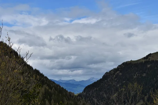 リヒテンシュタインのマルブンからライン渓谷への眺め22 2020 — ストック写真