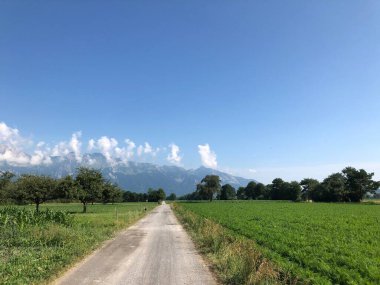 Liechtenstein 'dan fantastik manzara