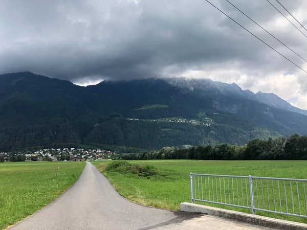 Paisaje Fantástico Liechtenstein — Foto de Stock