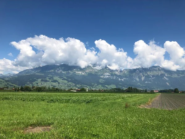 Suiza Famosa Por Fascinante Paisaje Montaña — Foto de Stock