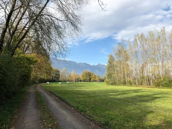 Hermoso Paisaje Rural Liechtenstein Verano 2019 — Foto de Stock