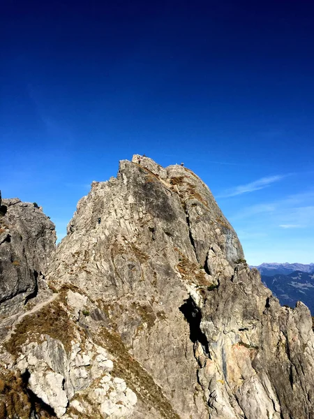 Drei Schwestern Wanderweg Den Bergen Liechtensteins 2016 — Stockfoto