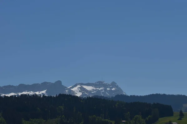 Dech Beroucí Horské Panorama Appenzellu Švýcarsku 2020 — Stock fotografie