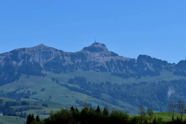 Dech Beroucí Horské Panorama Appenzellu Švýcarsku 2020 — Stock fotografie