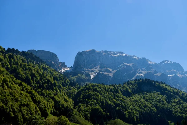 Захватывающая Дух Горная Панорама Аппенцелле Швейцария 2020 — стоковое фото