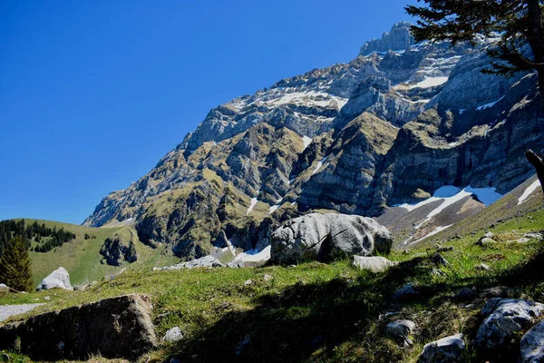 Swiss Panoramic View Area Mount Santis 2020 — Stock Photo, Image