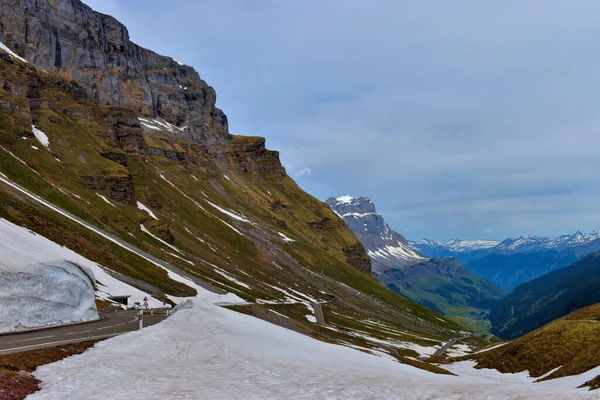 Hermoso Panorama Montaña Klausenpass Suiza 2020 —  Fotos de Stock