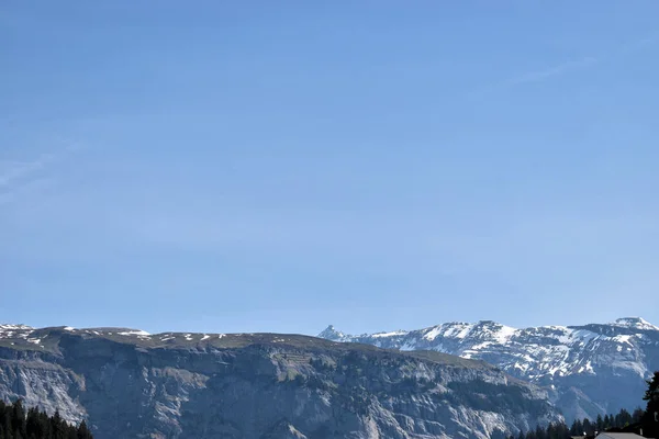 Laax Sviçre Den Fantastik Manzara 2020 — Stok fotoğraf