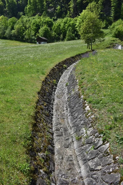 Cenário Rural Cantão Glarus Suíça 2020 — Fotografia de Stock