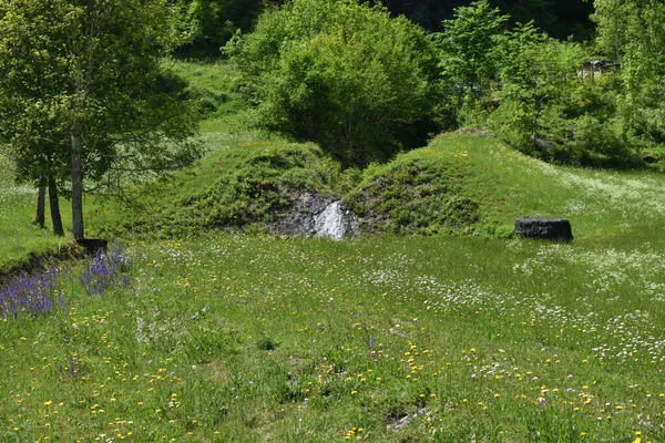 Paisaje Rural Cantón Glarus Suiza 2020 — Foto de Stock