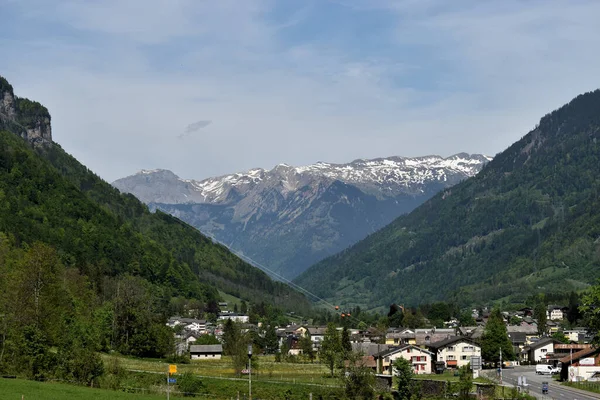 Landsbygdslandskapet Kanton Glarus Schweiz 2020 — Stockfoto