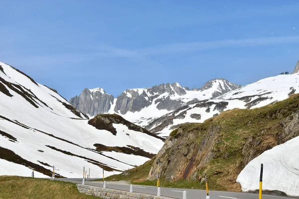 Paisaje Alpino Oberalppass Suiza 2020 —  Fotos de Stock