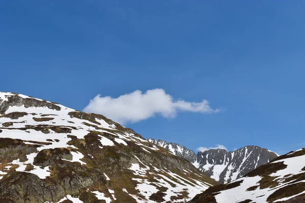 Incroyable Panorama Montagne Oberalppass Suisse 2020 — Photo