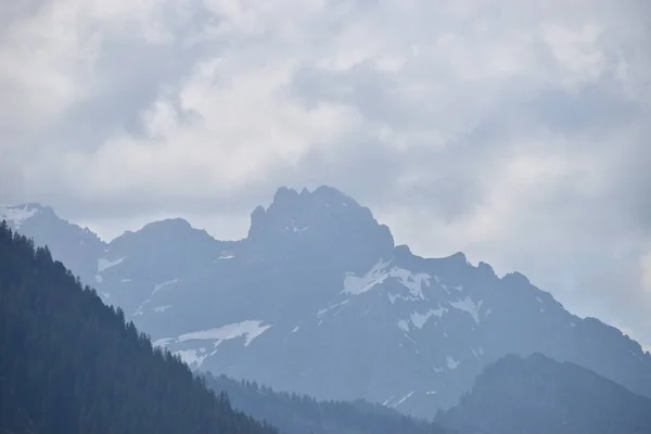 Захватывающие Дух Горные Пейзажи Флюмсерберге Швейцария 2020 — стоковое фото
