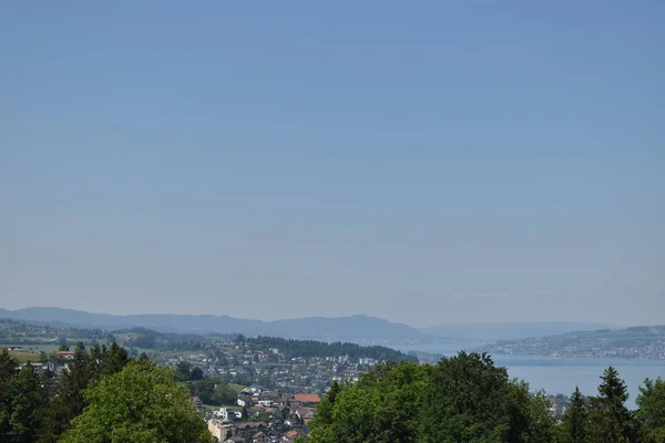 Uitzicht Het Meer Van Zürich Zwitserland 2020 — Stockfoto