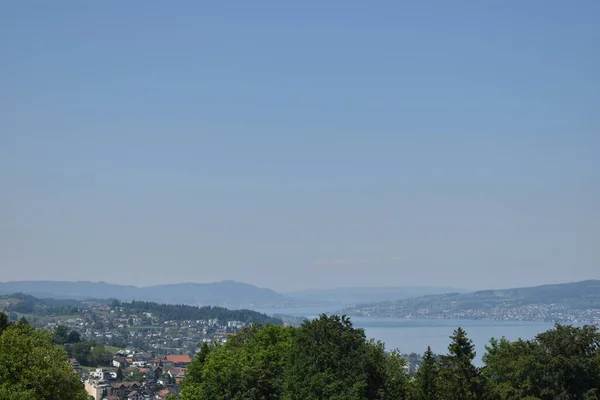 Blick Über Den Zürichsee Der Schweiz 2020 — Stockfoto