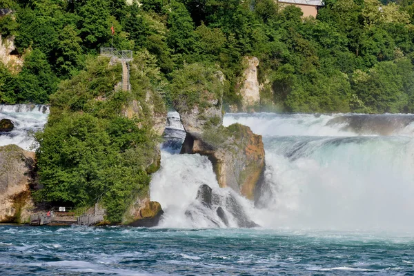 Rheinfall Der Schweiz Frühling 2020 — Stockfoto