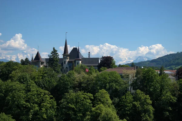 スイスのベルン市周辺の農村部 2020 — ストック写真